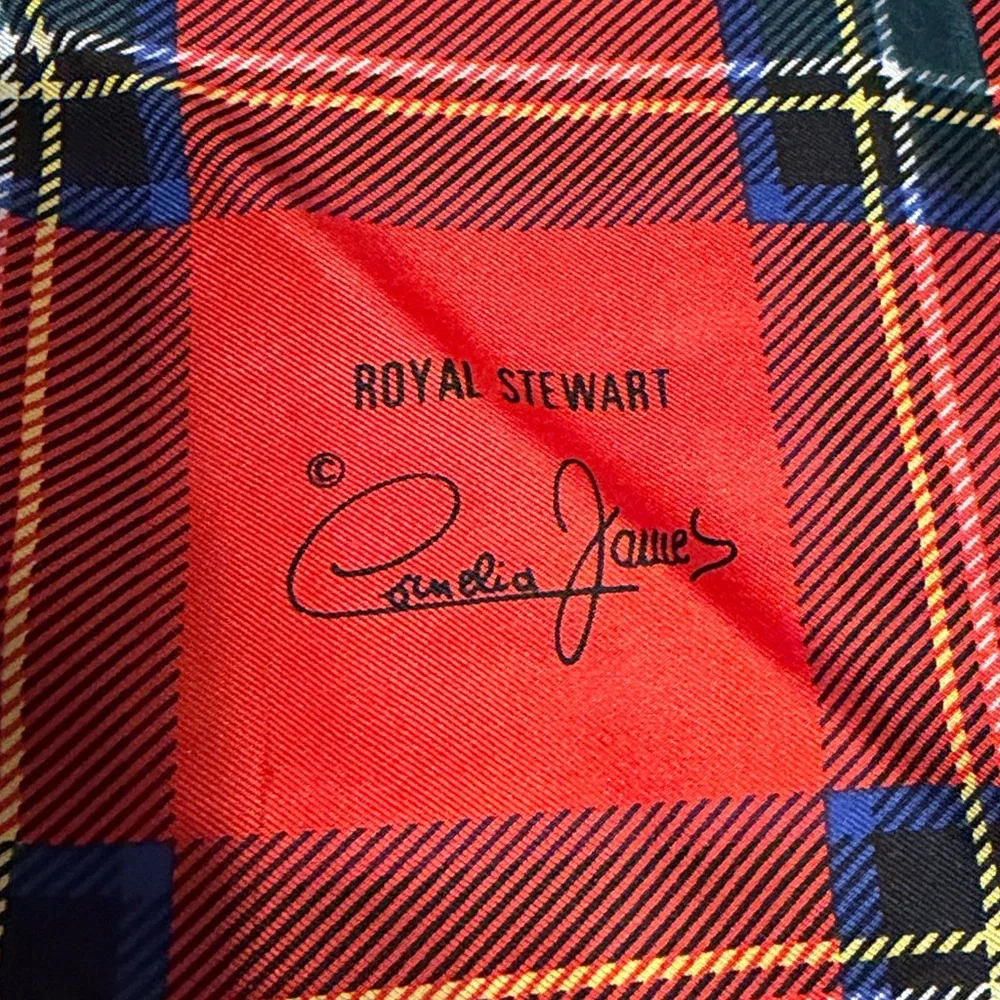 Vintage Scottish Silk Scarf